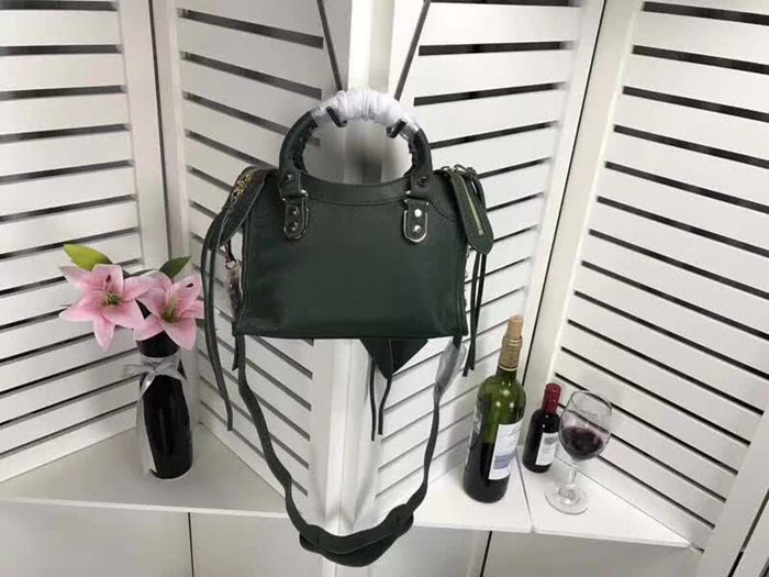 BALENCIAG巴黎世家 經典機車 原版山羊皮 包邊五金款 手提肩背斜挎包  BL1436